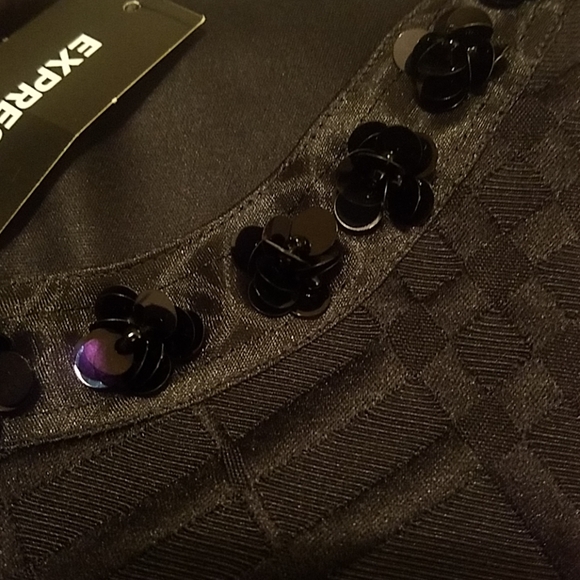 Express peplum top size M - Picture 2 of 5